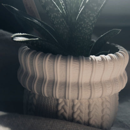 KNIT - Cache-pot cactus ou petites plantes