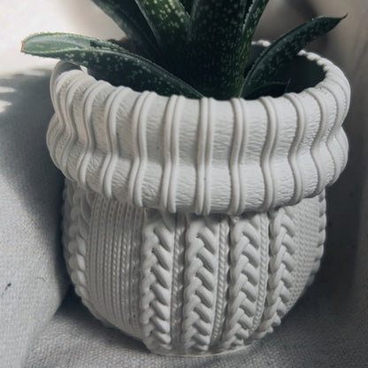 KNIT - Cache-pot cactus ou petites plantes