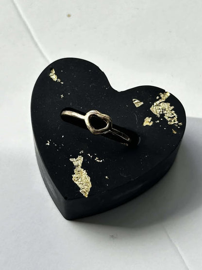 TALA - Porte bagues Coeur ``Eclats d'Or``