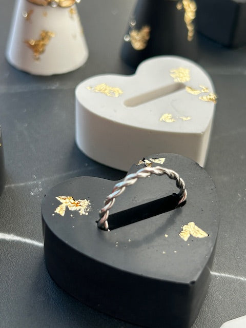 TALA - Porte bagues Coeur ``Eclats d'Or``