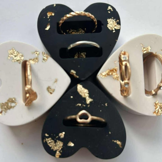 TALA - Porte bagues Coeur ``Eclats d'Or``