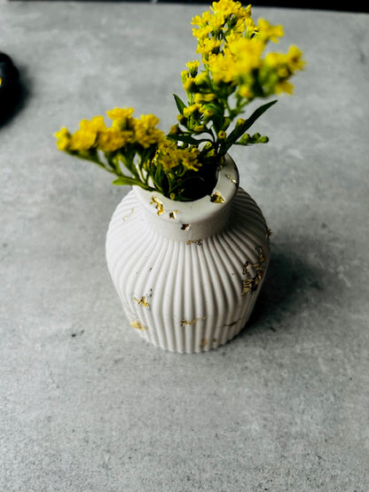 NOKKA - Mini Vase 'Éclats d'or'