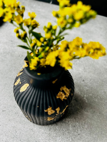NOKKA - Mini Vase 'Éclats d'or'